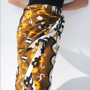 ZARA wrap skirt